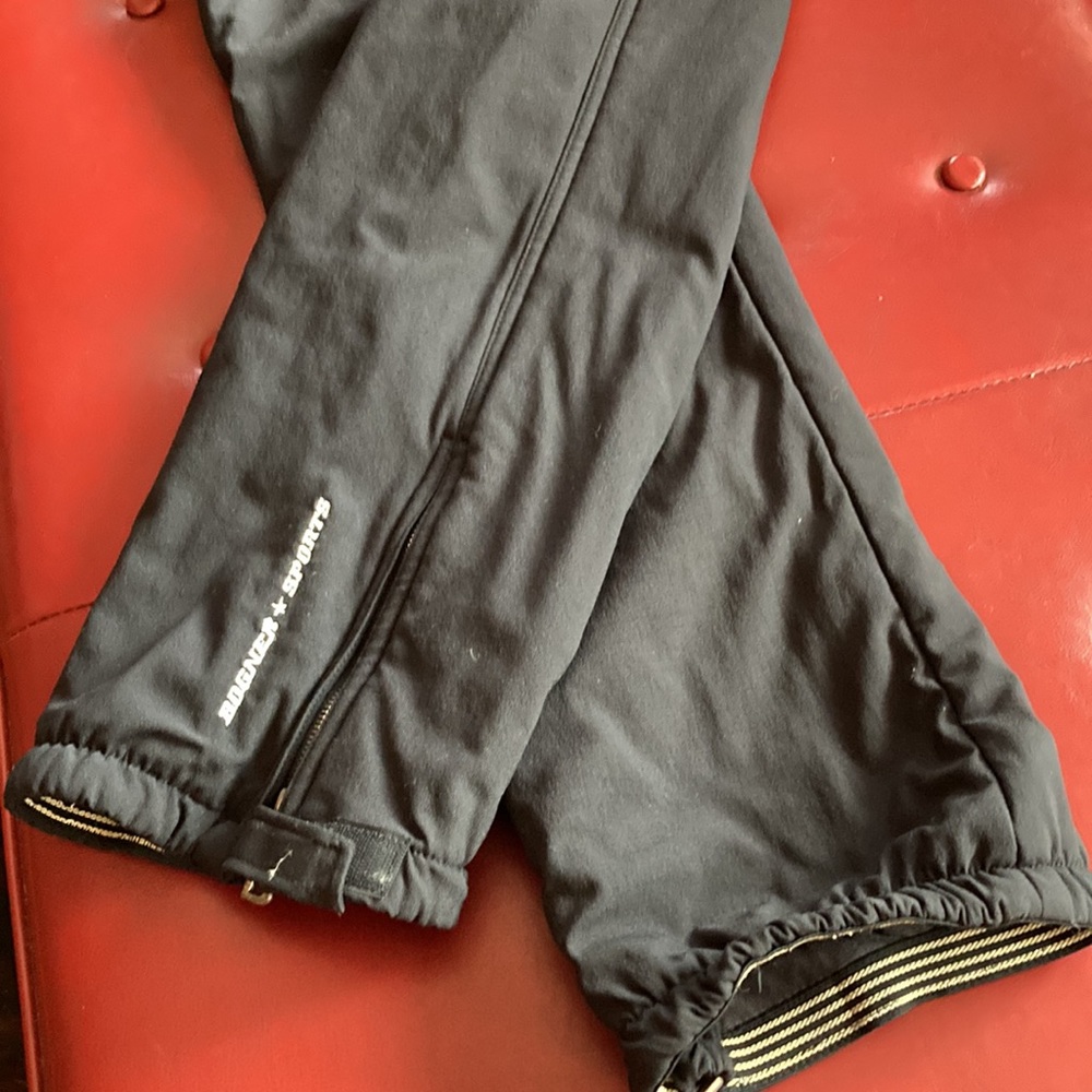 Bogner womens Ski pants Size 6 Reg Black  over the boot